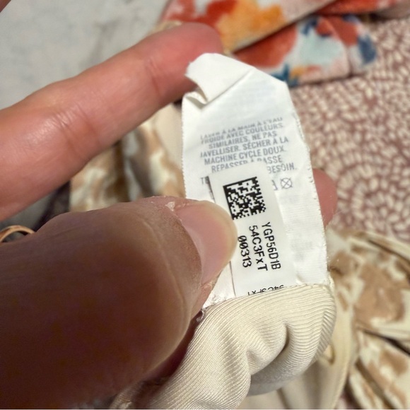 Aerie Tan and Cream One Piece Swimsuit - Picture 7 of 7